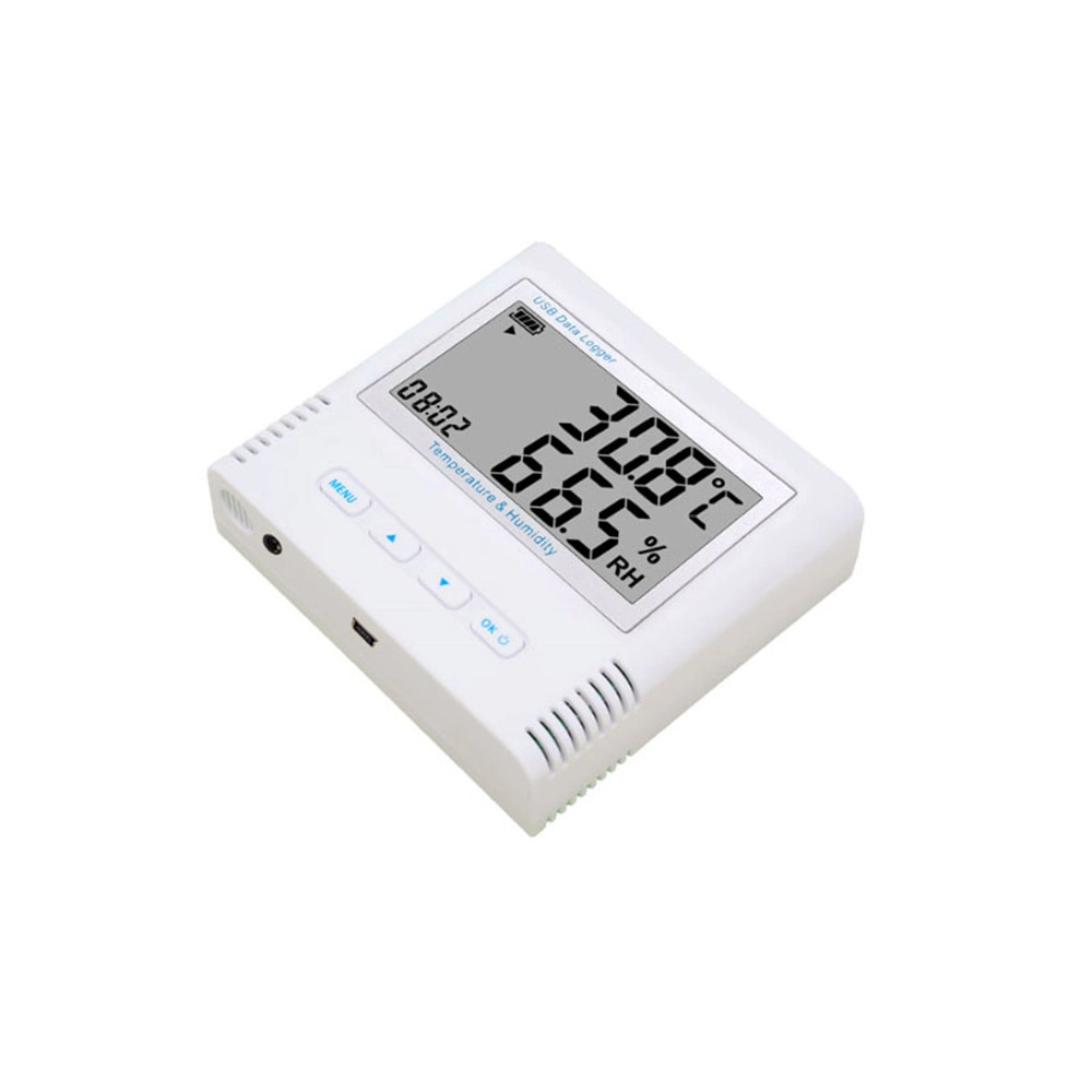 مسجل بيانات درجة حرارة الرطوبة، مسجل بيانات رطوبة الحرارة USB Alarm Wb12916