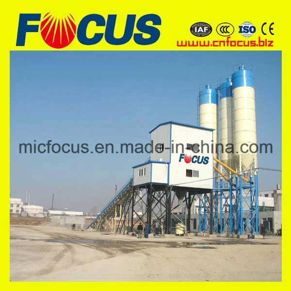 120m3/H Stationary Concrete Batching Plant Hzs120 for Big Engineering Project