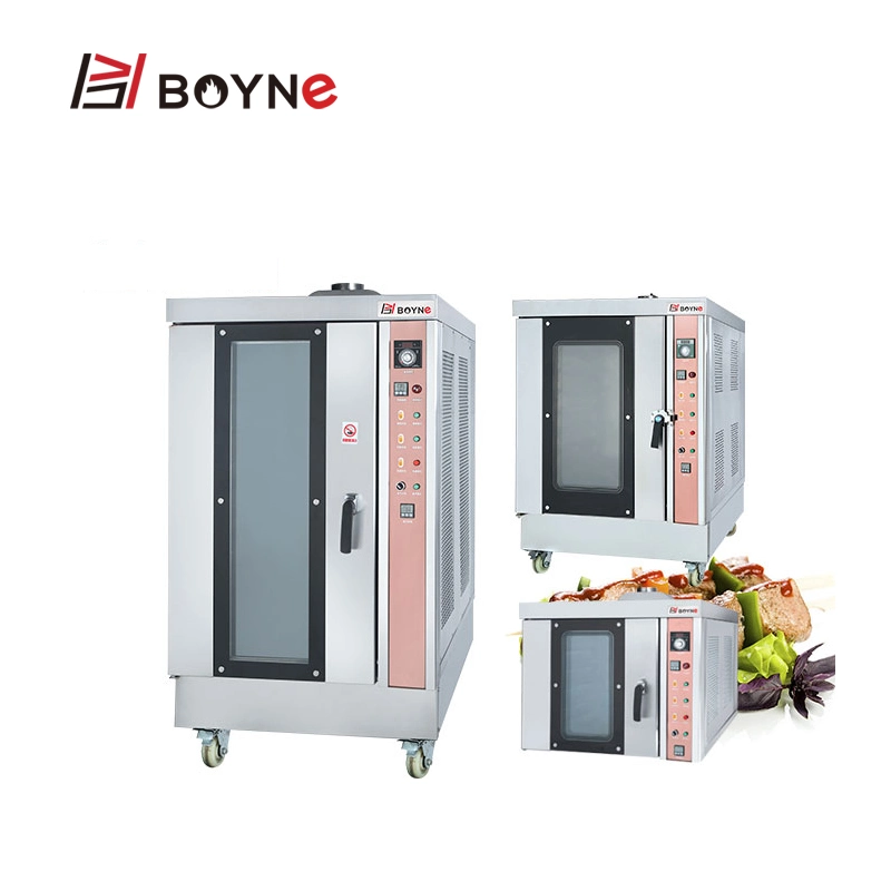 High Temperature Hot Air Eight Trays Gas Convection Oven