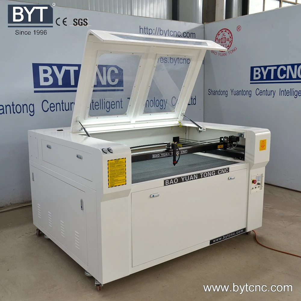 Bytcnc MDF acrílico Bambu Papel Laser CNC máquina de corte com 60W 80W 100W 130W 150W tubo de laser