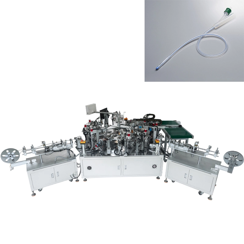 2 Way Silicone Foley Balloon Catheter Automatic Assembly Machine Equipment Line