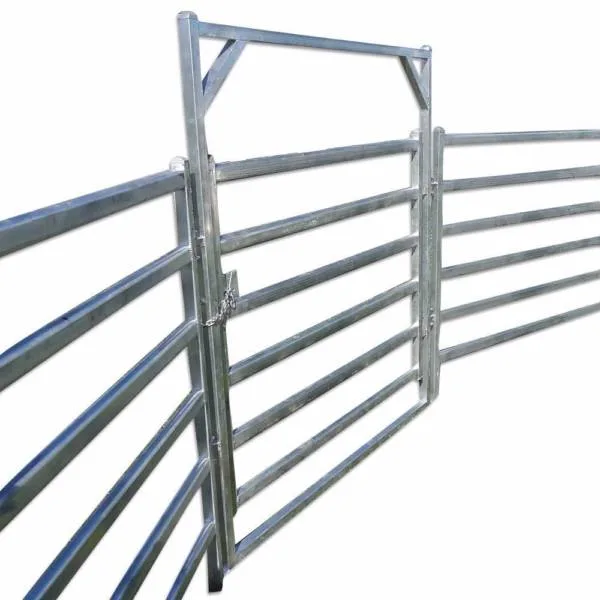 Cheap Used Australian Galvanized Oval Cattle Feeder Panels Steel Tube Cattle Fence Panels for Sale