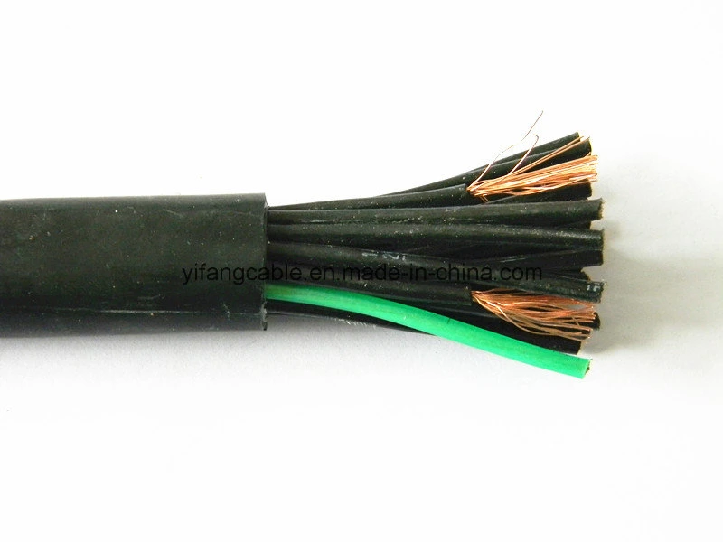 Cable de control multi-core Cu/PVC/pantalla de alambre de cobre y PVC