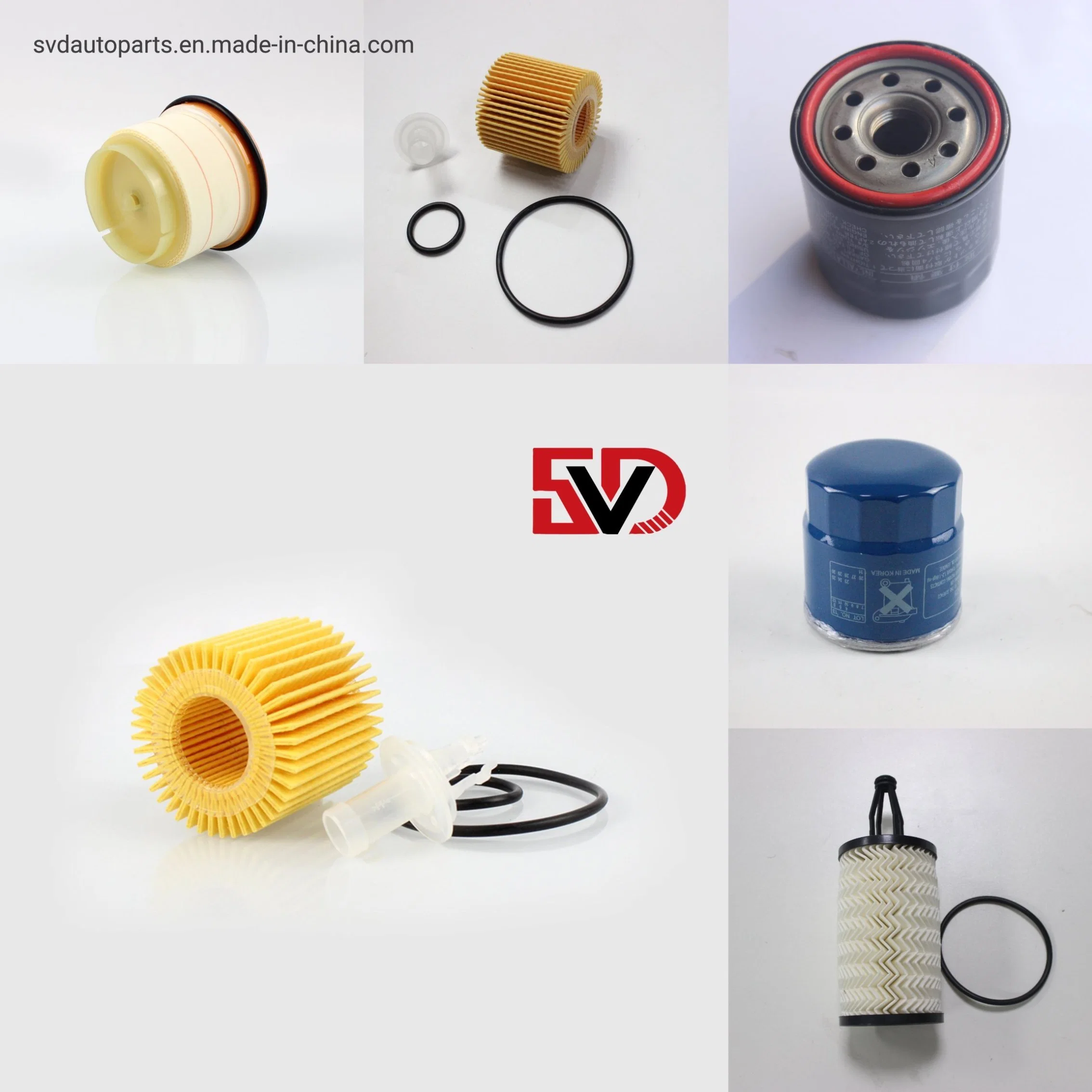 Svd Genuine Auto Parts Engine Parts Oil Filter for Hyundai KIA 2630035504