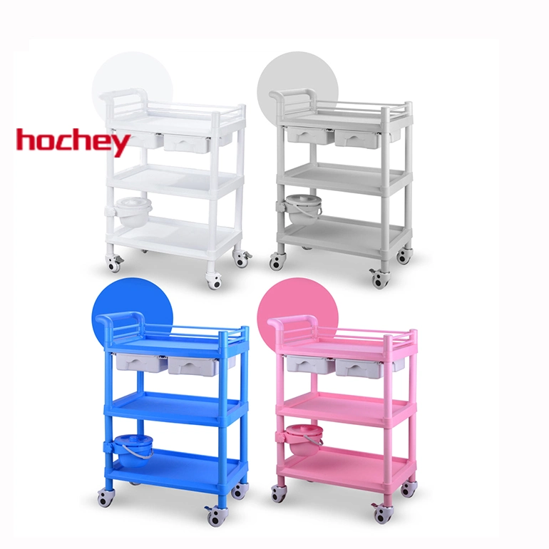 Hochey Medical Fashion Design Trolley for Beauty Machine Made of Acrylic Price