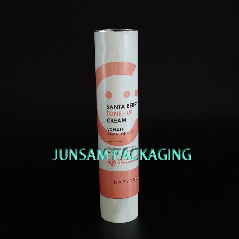 Custom Collapsible Tube Made Fillable Sealing Cosmetic Metal Aluminum Tube with Cap