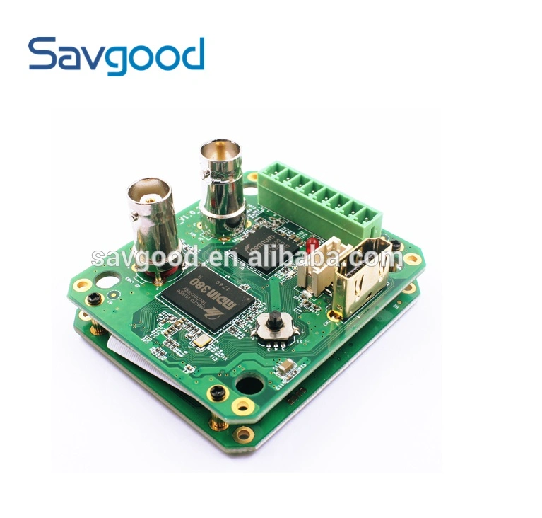 Savgood Sg-Tb01-3SDI 3-en-1 de la Junta de Control de código Lvds Convertir a 3G-SDI/HDMI/Cbvs placa trasera