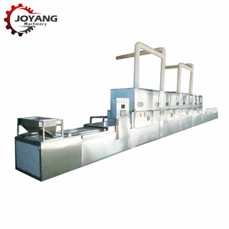 Tunnel Belt Microwave Peanut Nuts Curing Nuts Drying Machine