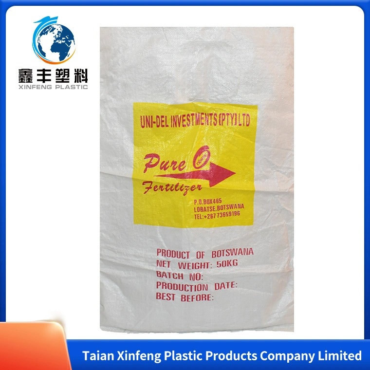 Sugar Grain Rice Flour Food Fertilizer Seed Feed Polypropylene Laminated Coated Packing 25kg 50kg 100kg PP Woven Bags Tote Bag