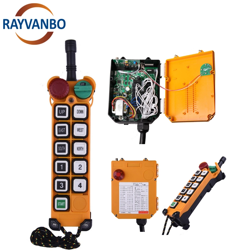 Power Hoist Wire Rope Electric Hoist Crane with Wireless Remote Control Joystick F24-10d