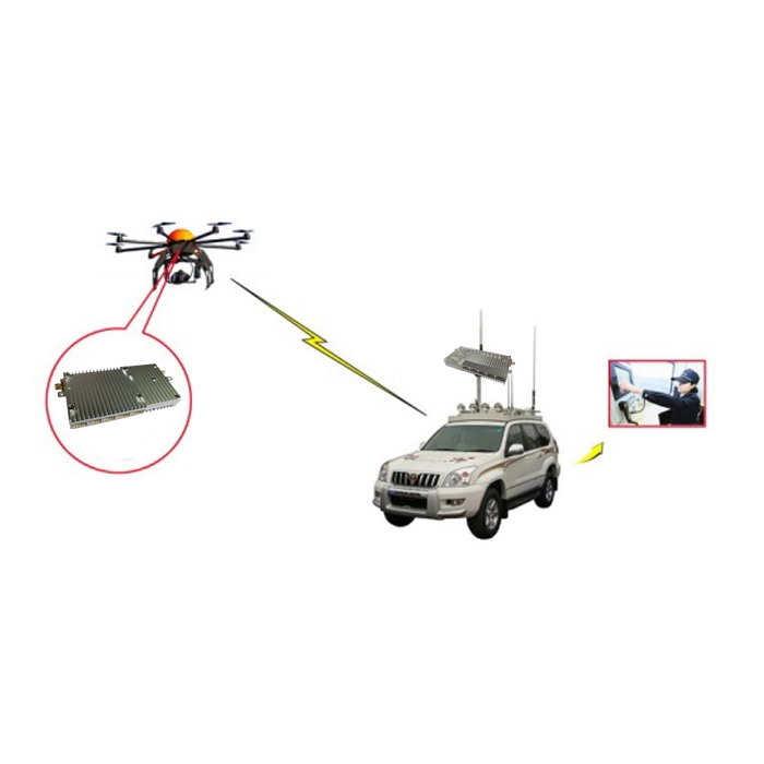 TDD-OFDM Wireless Nlos 30km Übertragung Entfernung Datum Bildstrom Minitransmitter System