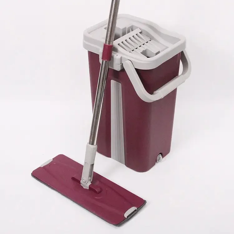 Floor Cleaning Tool Easy to Clean Mini Mop with Plastic Mop Bucket