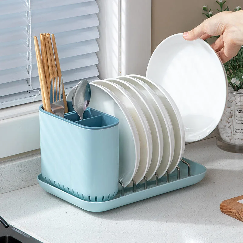 Dish Cutlery Storage Set Tableware Rest Plate Drain Rack