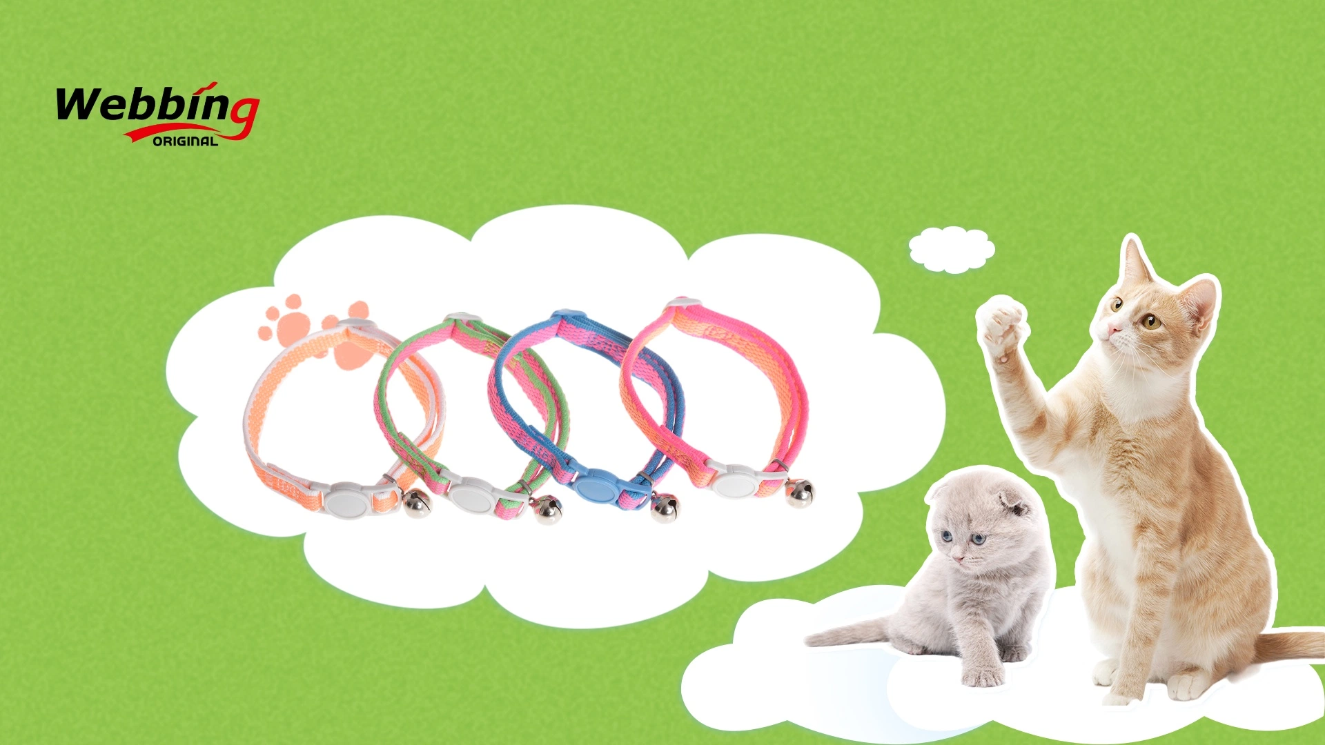 on-Trend Quality-Assured Soft Home Cat Accessory Collar