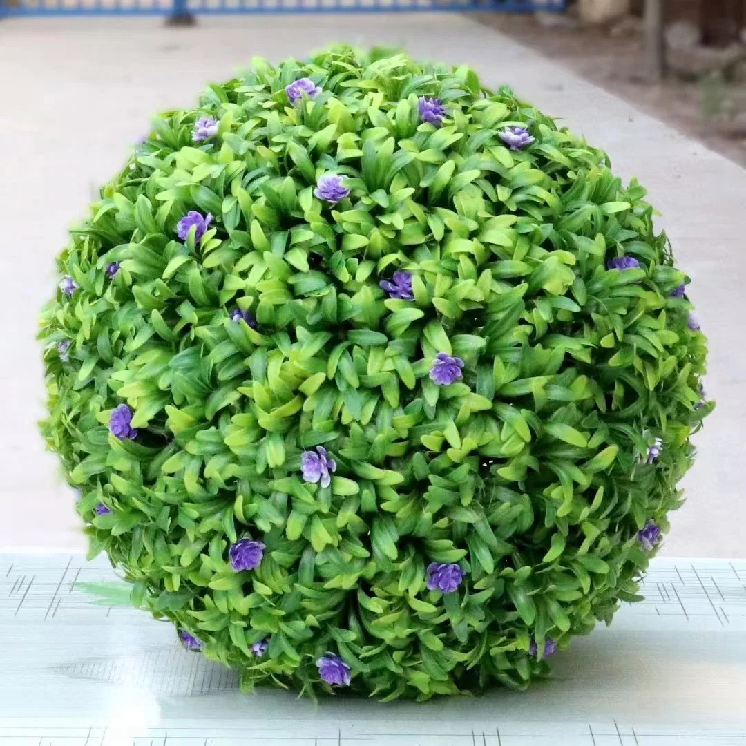 Customize Simulation Plastic Topiary Bonsai Plant Artificial Grass Ball for Home Indoor and Outdoor Decoration