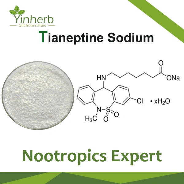 Antidepressivo farmacêutica de elevada pureza Drug Tianeptine 30123-17-2 de sódio