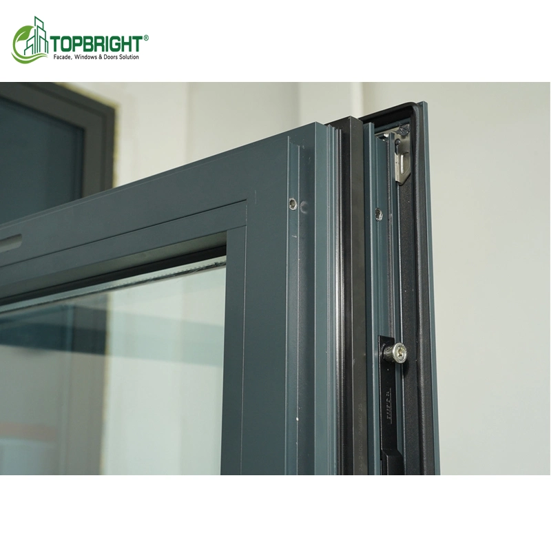 Topbright Narrow House Window Casement Compose Hurricane Impact Aluminum Window Glass