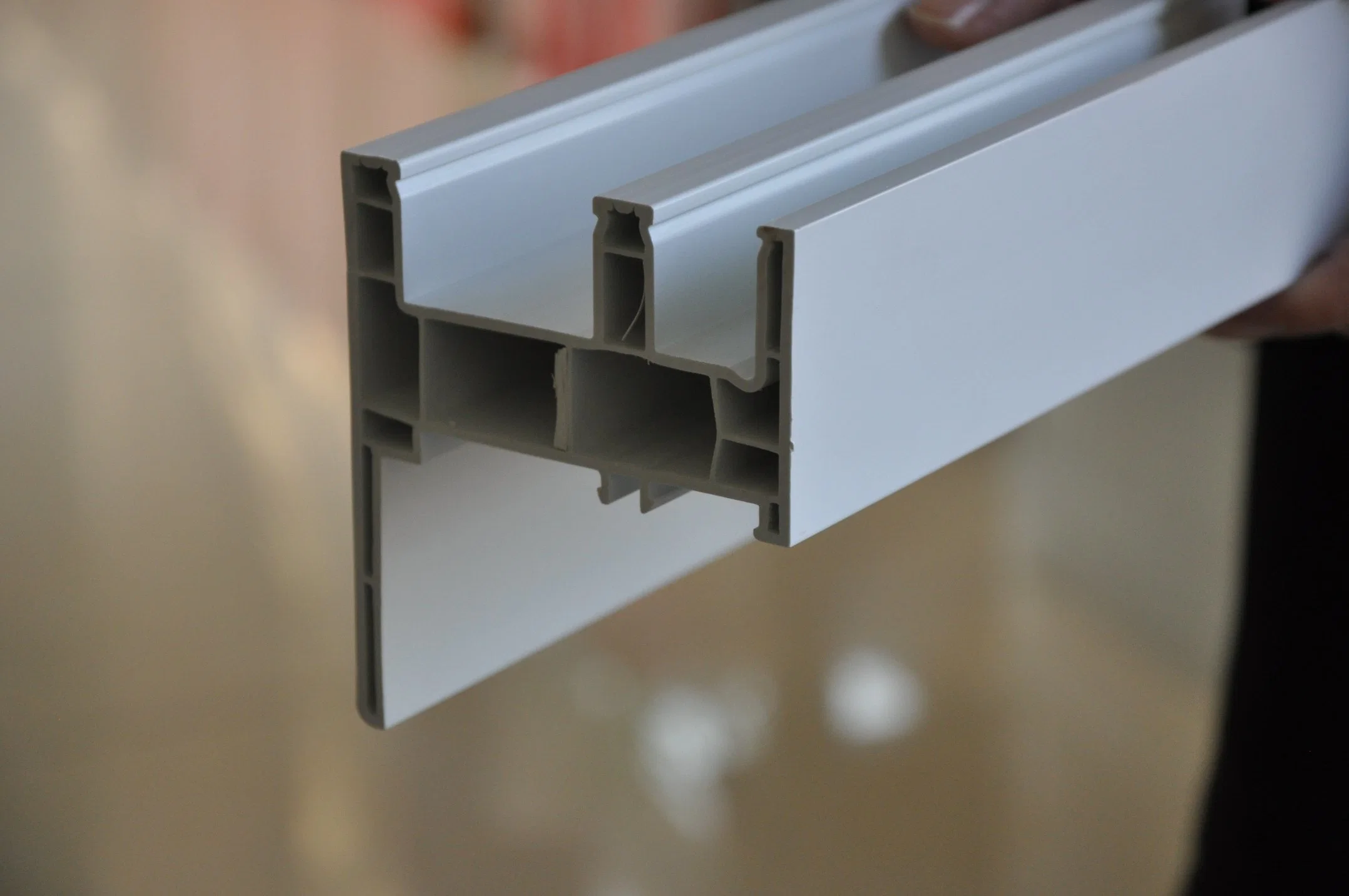 UPVC /PVC Plastic Window Extrusion 88mm Profiles Window's Frame