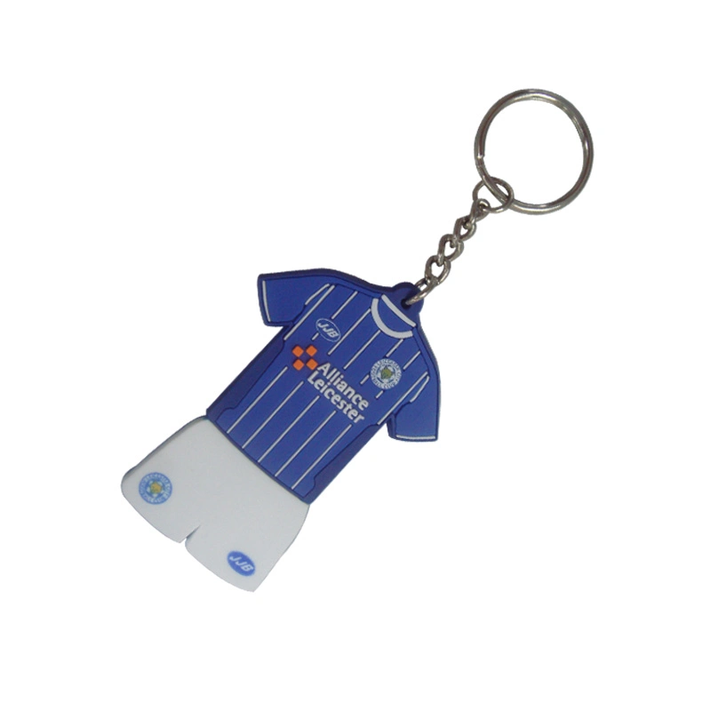 Custom Football World Cup PVC Rubber Keychain Holder Souvenir 2D or 3D Keychain PVC Cartoon