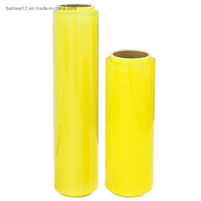 PVC Stretch Wrap Roll Plastic Food Cover Film Hotel Packaging