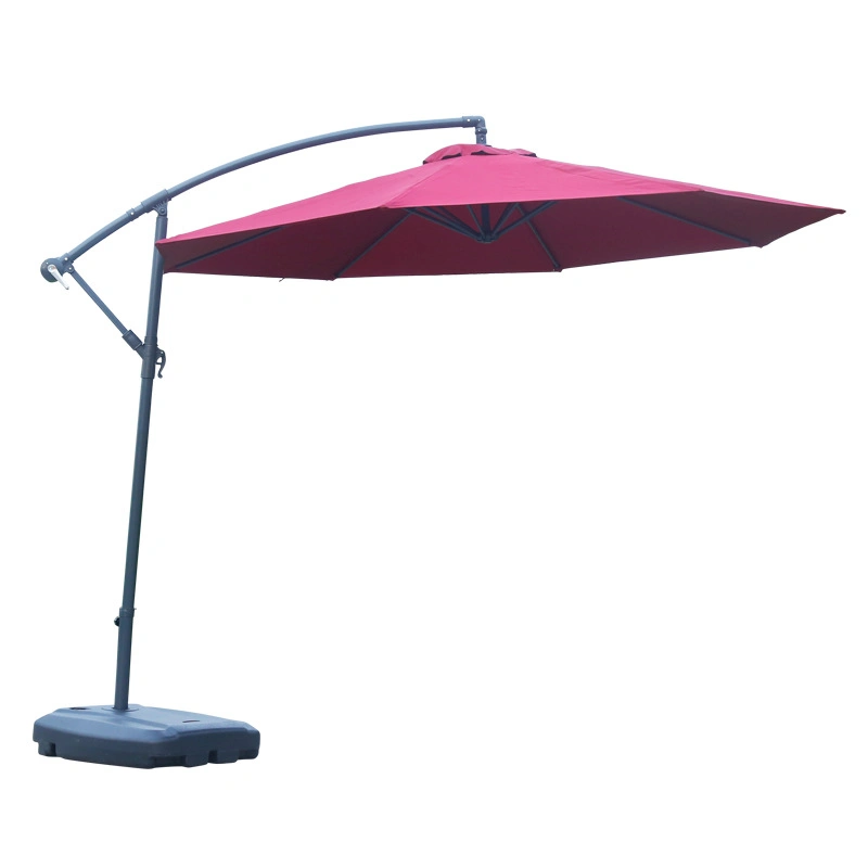 Modern Leisure Outdoor Home Furniture Patio Solid Iron Wrench Sunshade Beach Umbrella for Garden