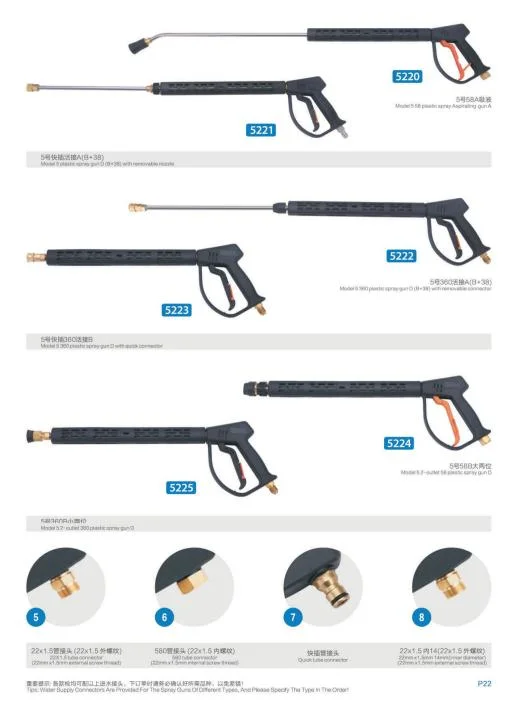 200bar High Pressure Washer Trigger Spray Gun Nozzle Washer Accessory