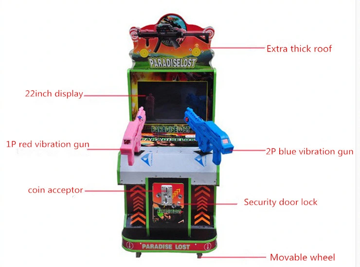 Factory Price Arcade Game Machine Mechanical Arcade Gun Hot Game