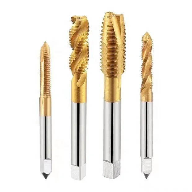 Bearing Steel Hand Thread Tap Straight Flute Screw Taps Threading Tools