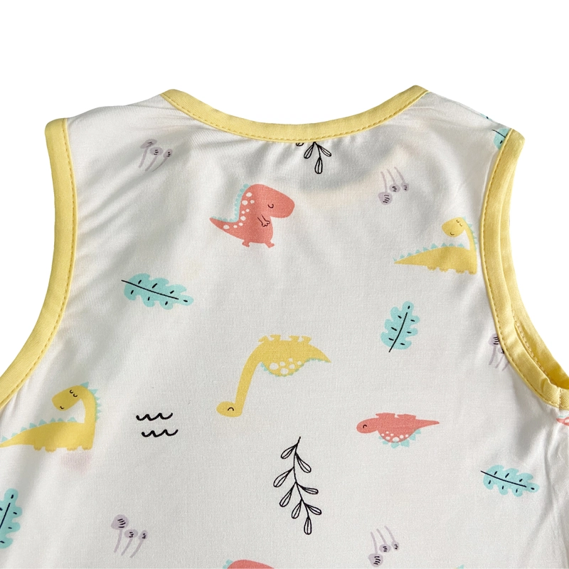 Super Soft Bamboo Full Printing Newborn Infant Long Sleeve Zipper Sleeper for Baby Girl Sleepsack