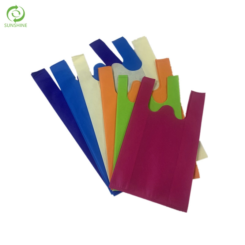 Factory Sell PP Spunbond Nonwoven T-Shirt Bag