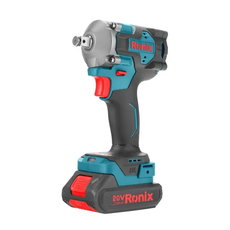 Ronix 8654 Brushless Impact Wrench 350n. M 20V 2.0ah Electric Cordless Tools