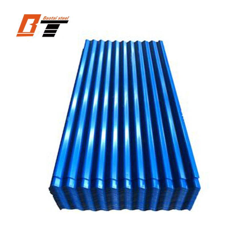 PVC/Pet Film Color Coated Coil Galvanized Steel Roofing Tiles/Corrugated Roof Sheet for Building Material