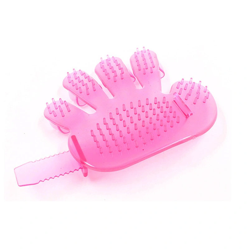 Pet Brosse brosse baignade Five Finger Cat Teddy beauté Fournitures de nettoyage Brosse de Massage chien Palm