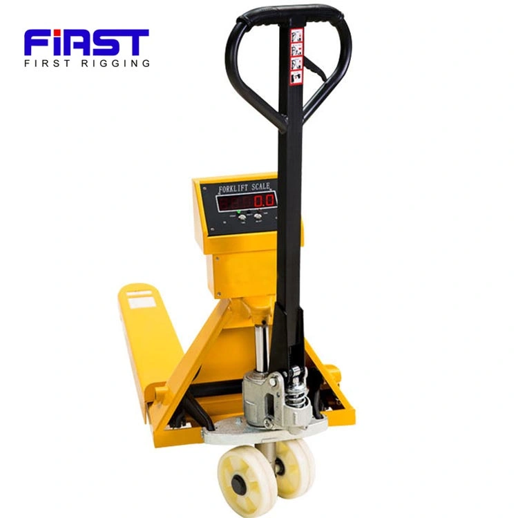 Hot Sale High quality/High cost performance 2000kg Weight Hand Pallet Truck with Scale