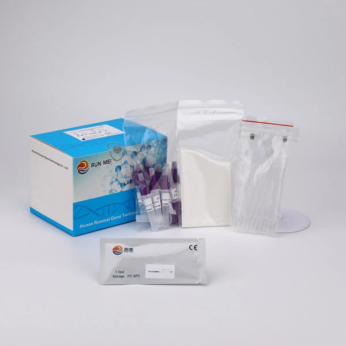 Diagnostic Test Kits CE Approved Nasal Swab Antigen Rapid Test for Quick Self Test