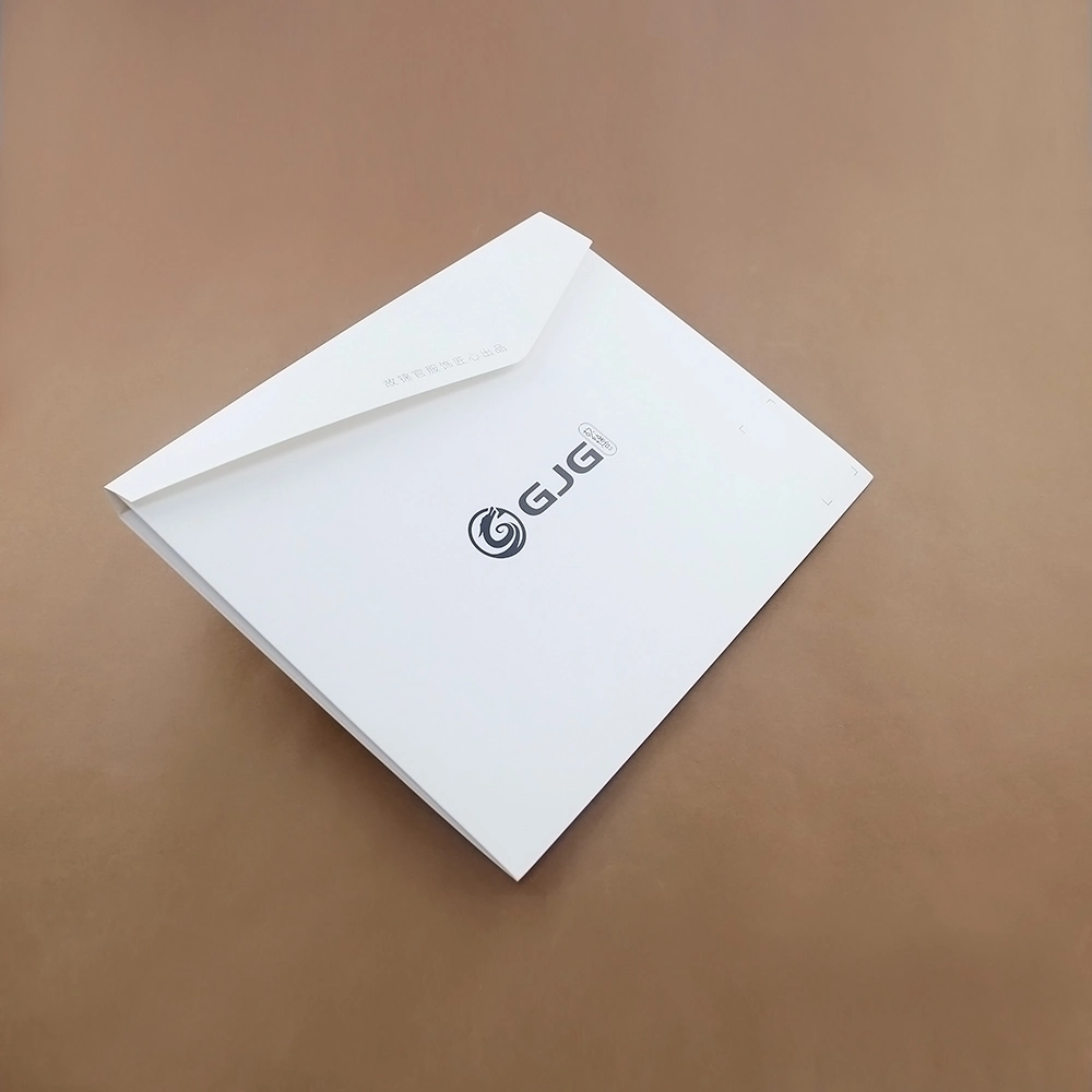 Hook Loop Closure Big Size Special Matte White Paper Envelope