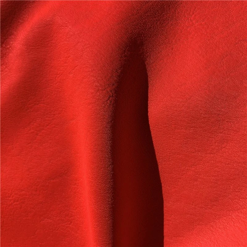 China Wholesale Fabrics Imitation Leather Artificial Synthetic PU Leather Garment Leather