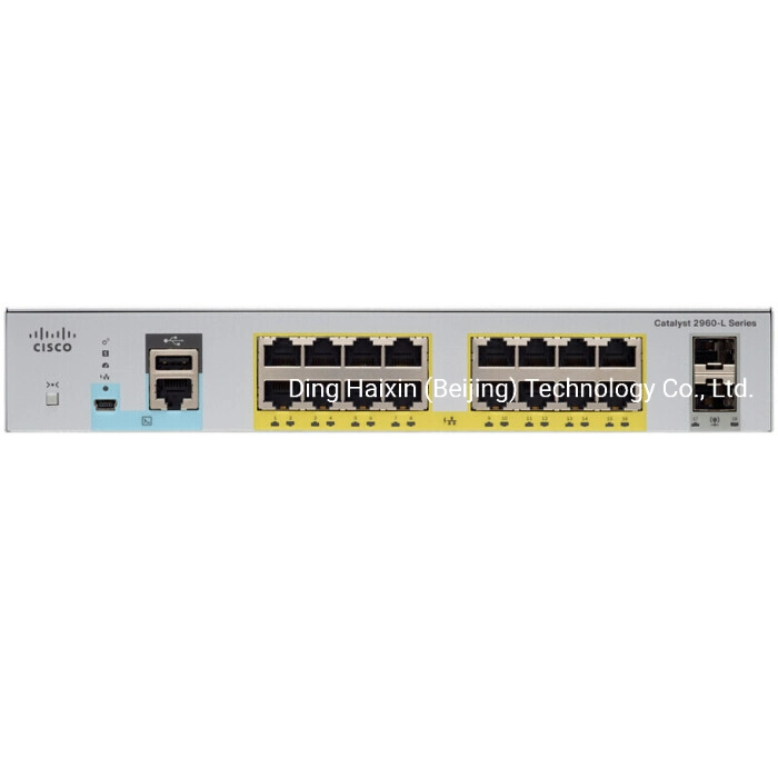 Inteligentes de Capa 2 Red de acceso a la categoría empresarial de 16 Gigabit Switch poe WS-C2960L-16PS-ll