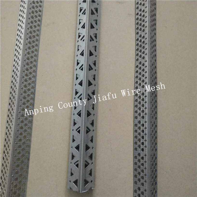 45mm * 45mm Galvanized Perforated Metal External Angle Plastering Bead