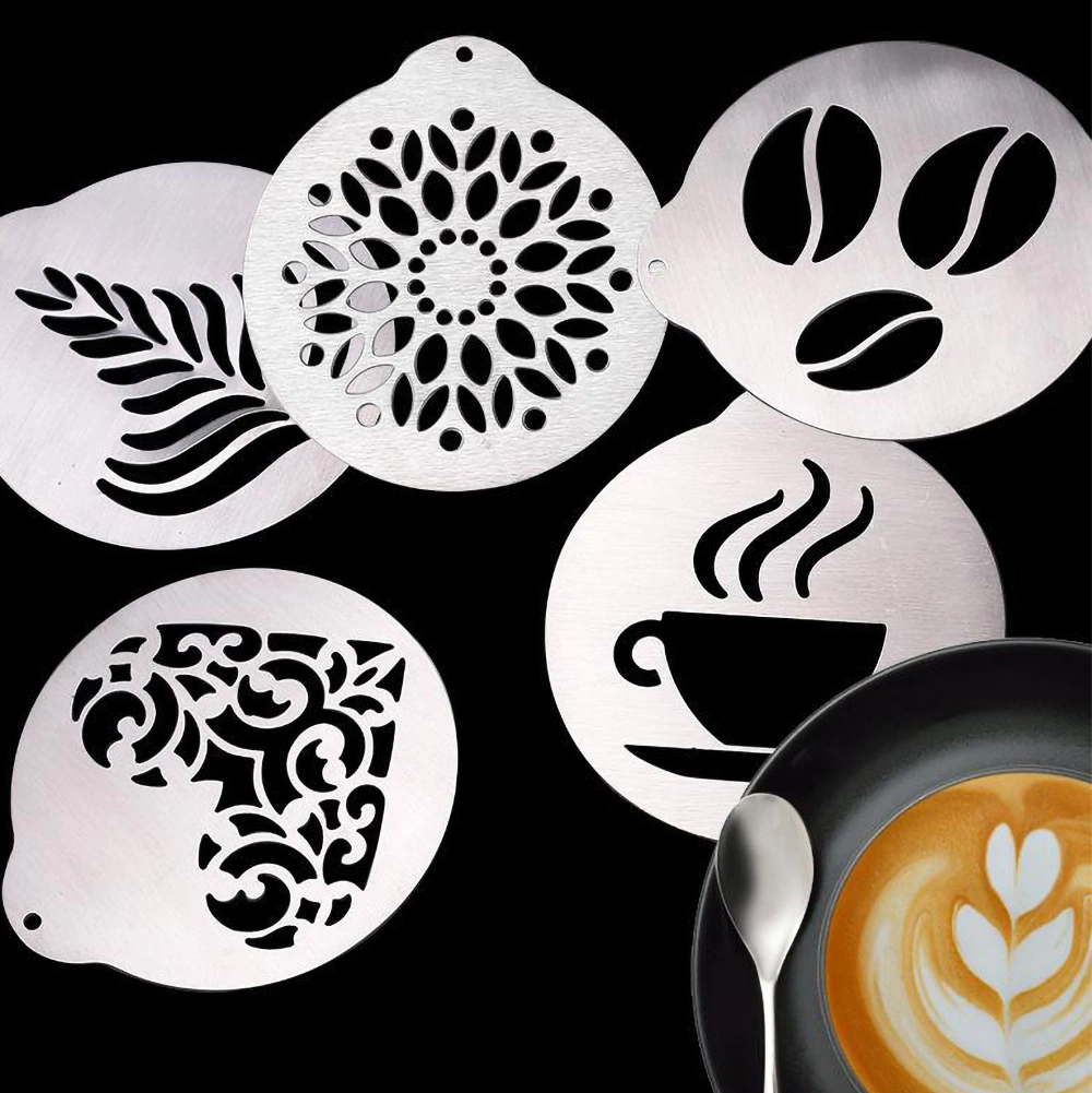 High quality/High cost performance  Factory China Stainless Steel Christmas Ginger Bread Cake Coffee Cuppull Flower Template Mold Stencil