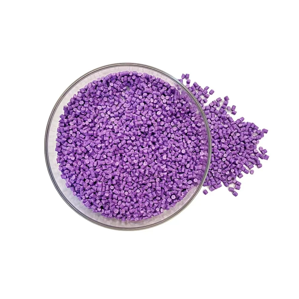 Bonne résistance aux intempéries Purple TPU masterbatch pour le fil et l'Extrusion de gaine de câble