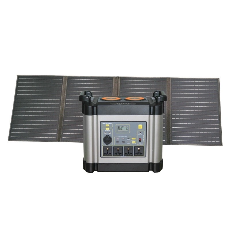 Batería de litio de 1000wh de seguridad de la estación de Energía Solar de batería solar Generador solar portátil