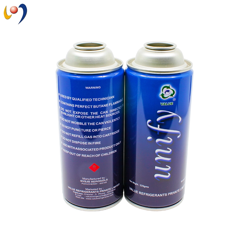 Customized Empty Cmyk Tinplate Aerosol Oxygen Cylinder Can