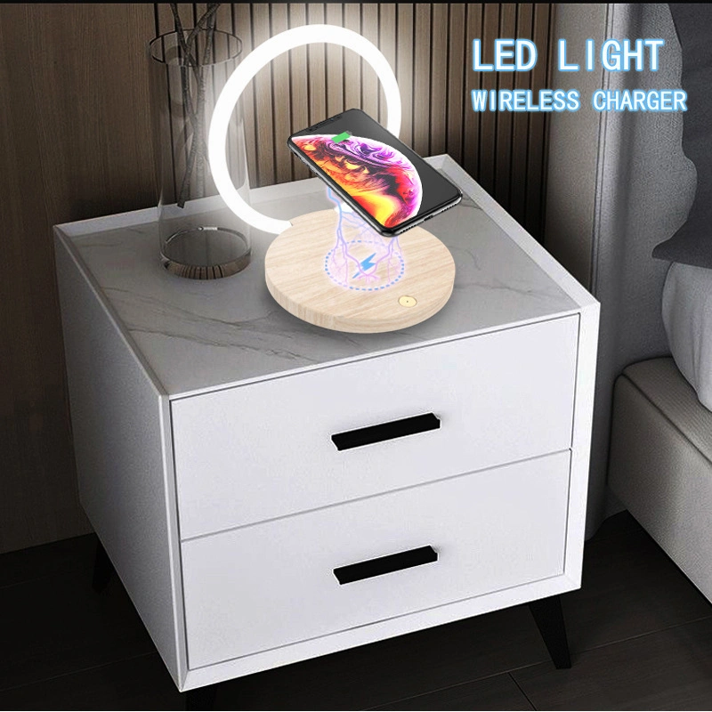 LED Night Light Wireless Charger Mobile Phone Accessories Pd Fast Charge