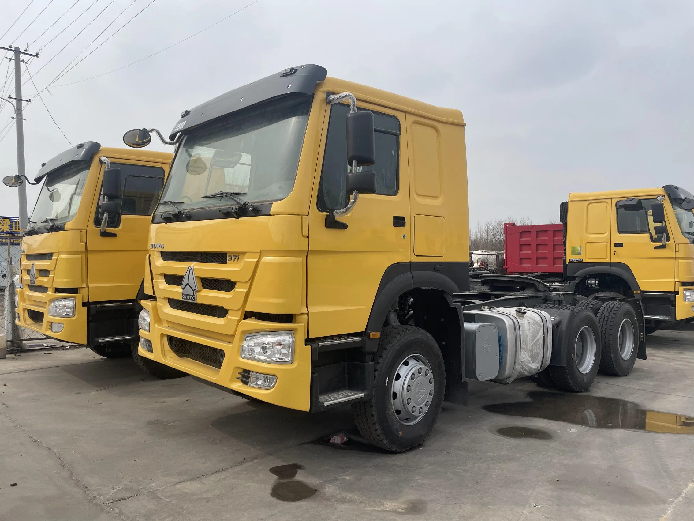 Usa Sinotruk HOWO 371CV /375CV de remolque de tractor camión en buenas condiciones.