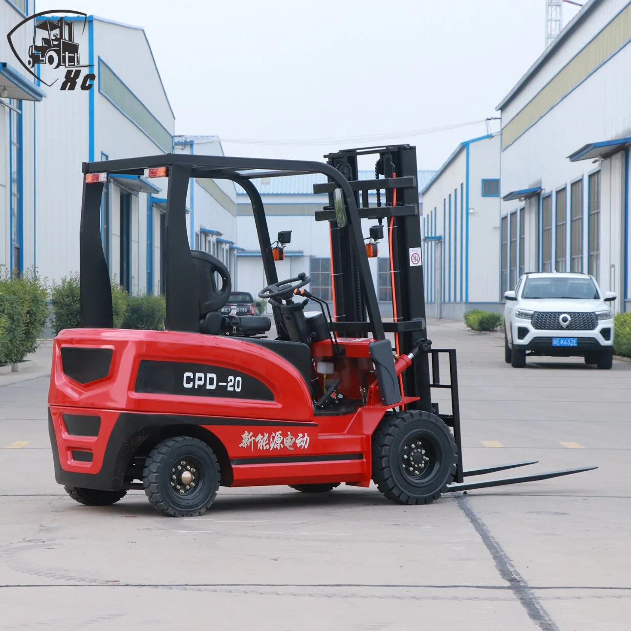 Electric Forklift Cpd25 2500kg 2.5 Ton All Electric Forklift Handling Equipment