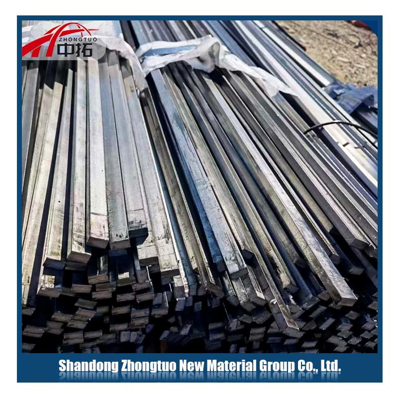 Hot Rolled Black / Galvanized Steel Flat Bar A36 Ss400 S355jr 5160 1095 1080 Iron Carbon Mild Steel Metal Square Flat Bar