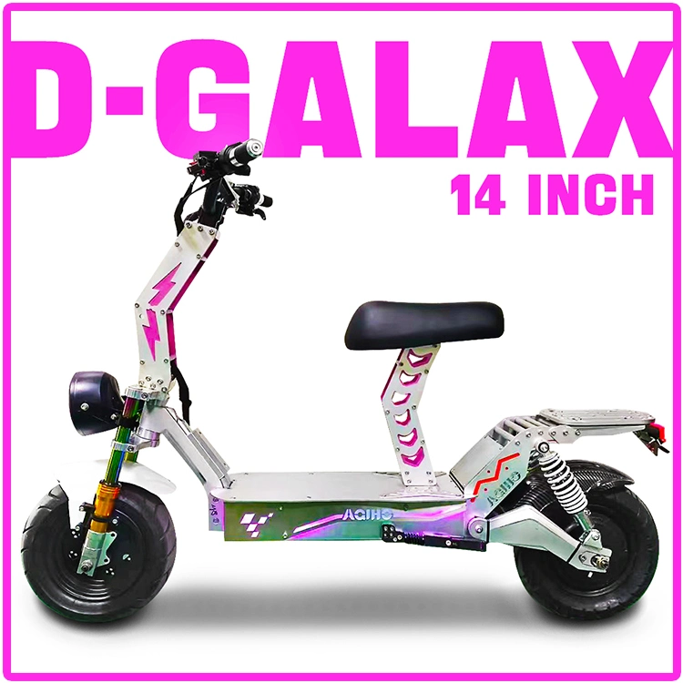 Dokma Dgalax 14 Inch Scooter Big Headlight Turn Signal New Switch Meter 72V 4000W Aluminum Alloy Hydraulic Shock Absorber