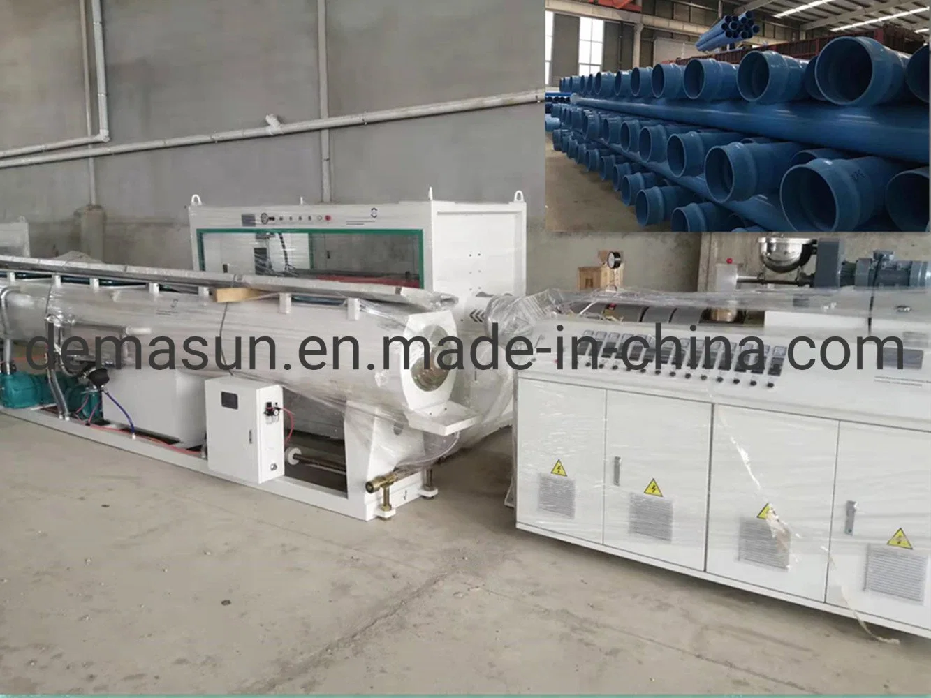 UPVC Pipe Plastic Extrusion Line Drain Water Pipe Electric Conduit Pipe Making Machine Extrusion Pipe Line Plastic Extruder Machine