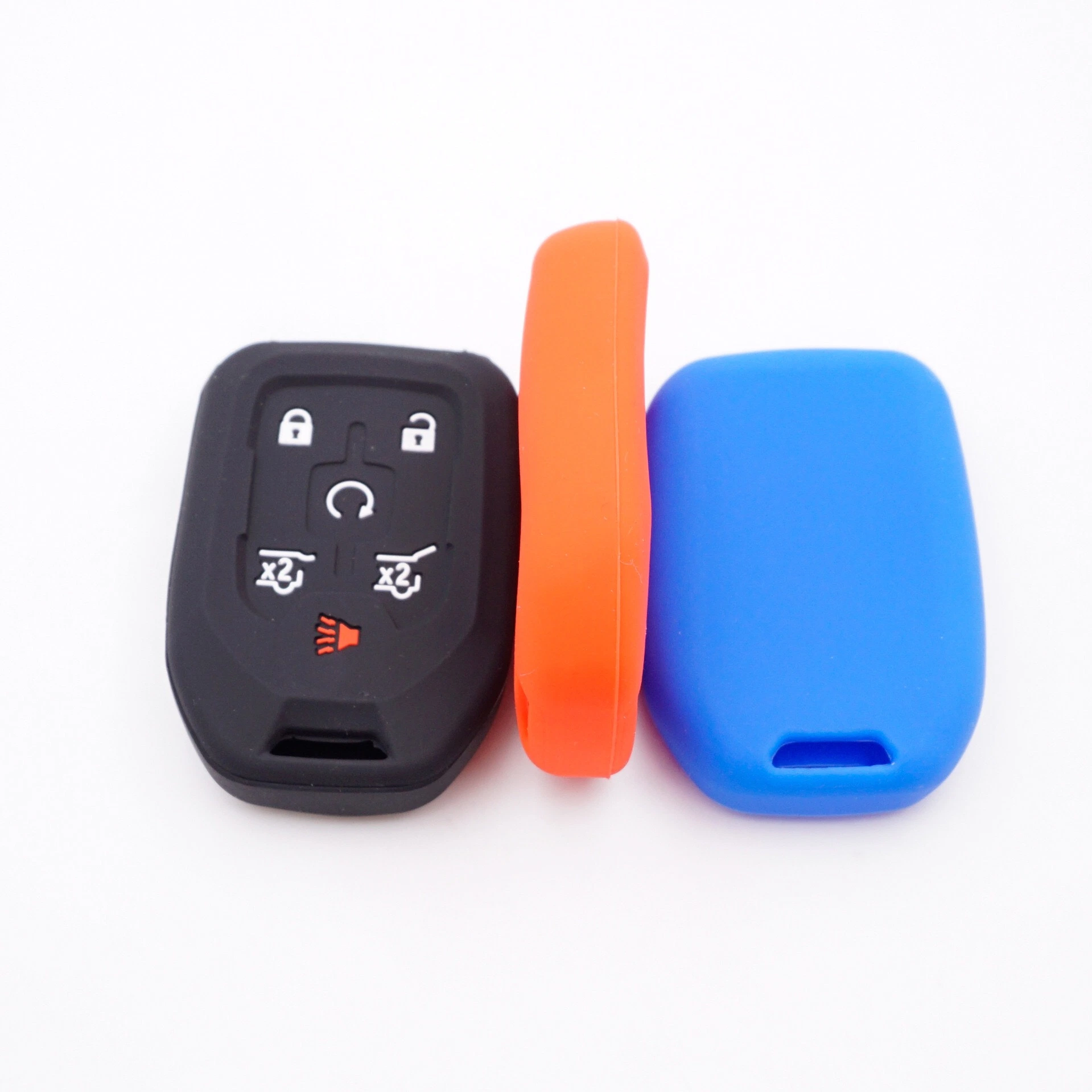 Silicone Car Key Case Smart Remote Control Fob Cover for Chevrolet